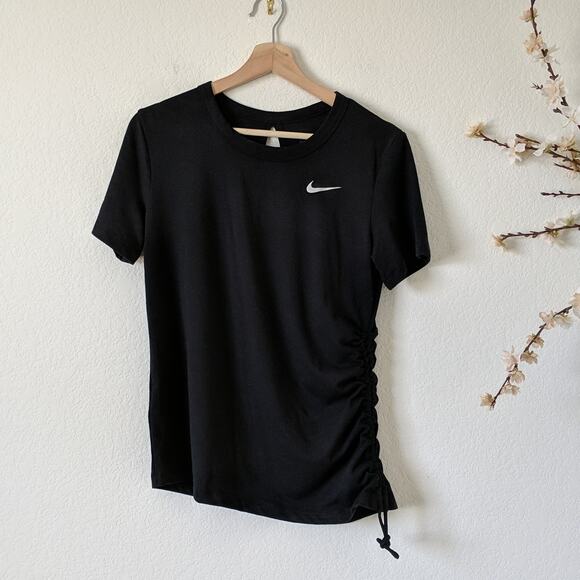 Nike Remera Miler Top Short Sleeve Cinched Sies Tee Size Small T-Shirt S - Picture 8 of 12